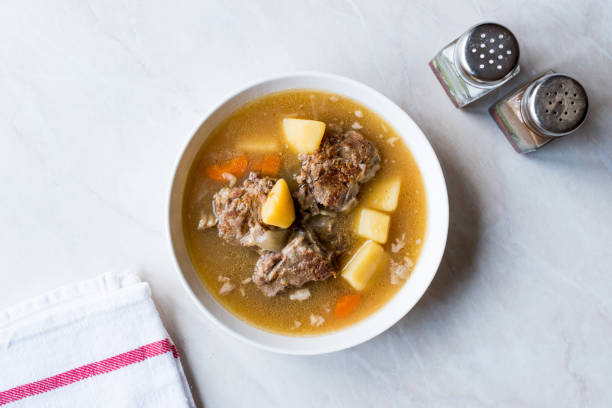 Traditional goat soup